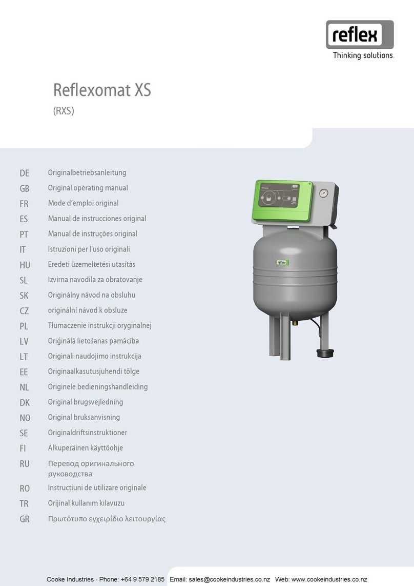Reflex Reflexomat XS Original operating manual