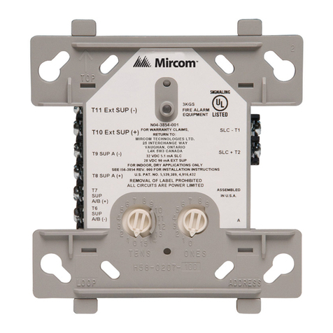 Mircom MIX-M500MAP User manual Mircom MIX-M500MAP User manual