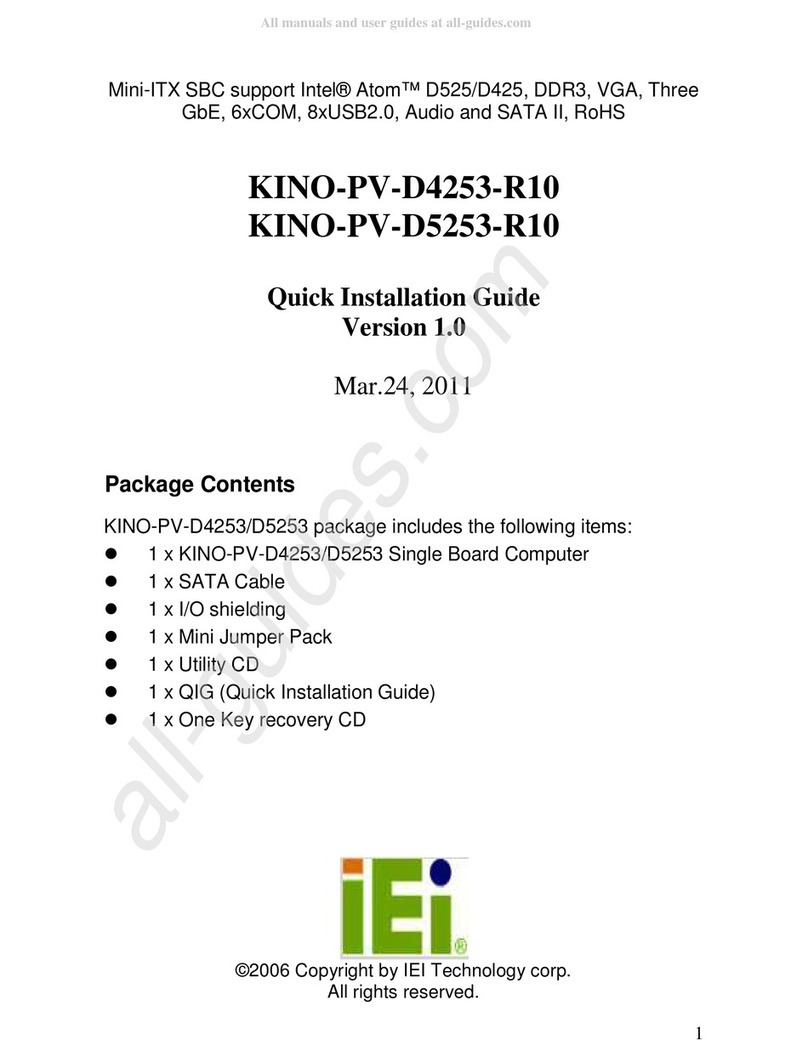 IEI Technology KINO-PV-D4253-R10 User manual