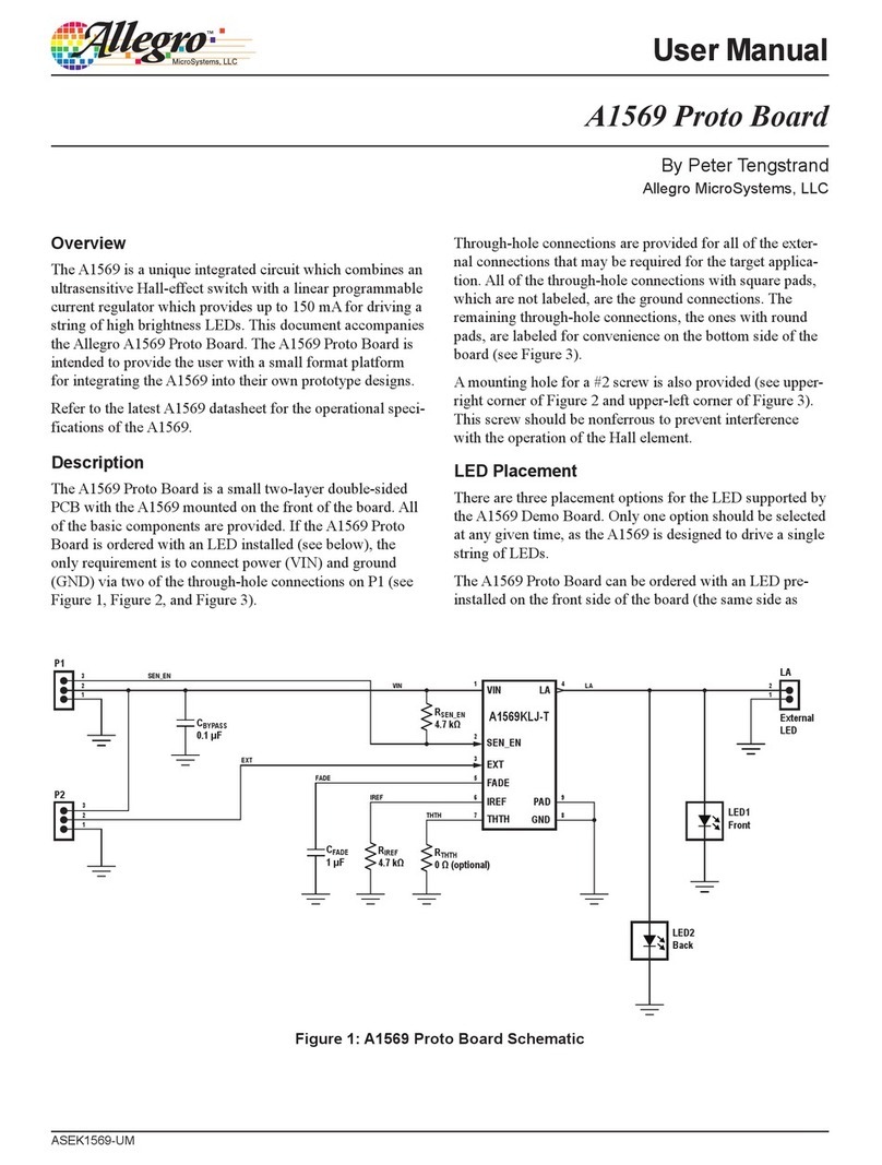 Allegro MicroSystems A1569 User manual