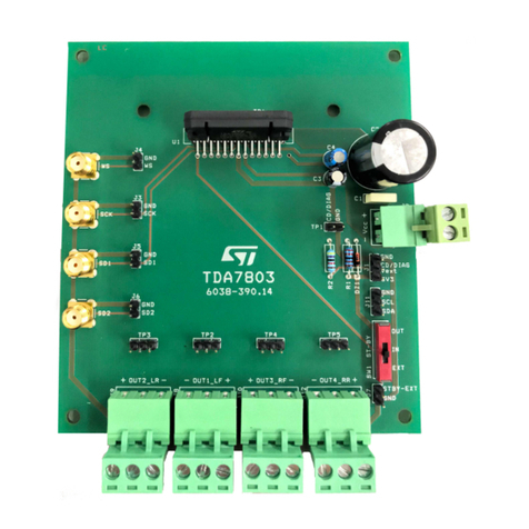 ST EVAL-TDA7803A User manual ST EVAL-TDA7803A User manual