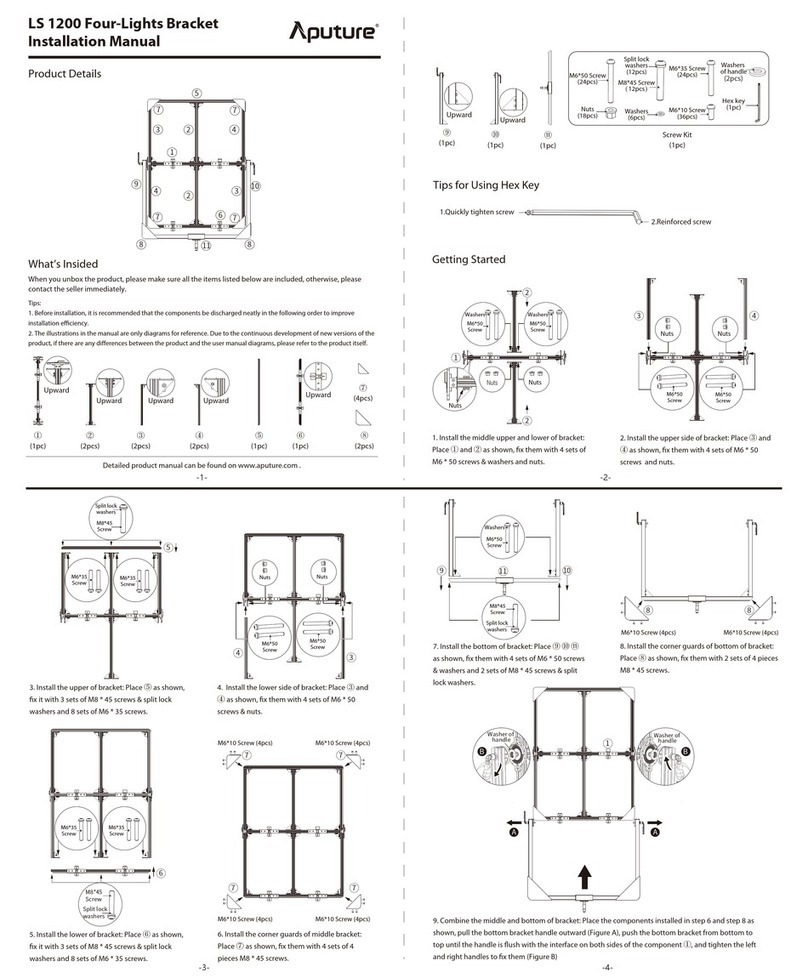 Aputure LS 1200 installation manual