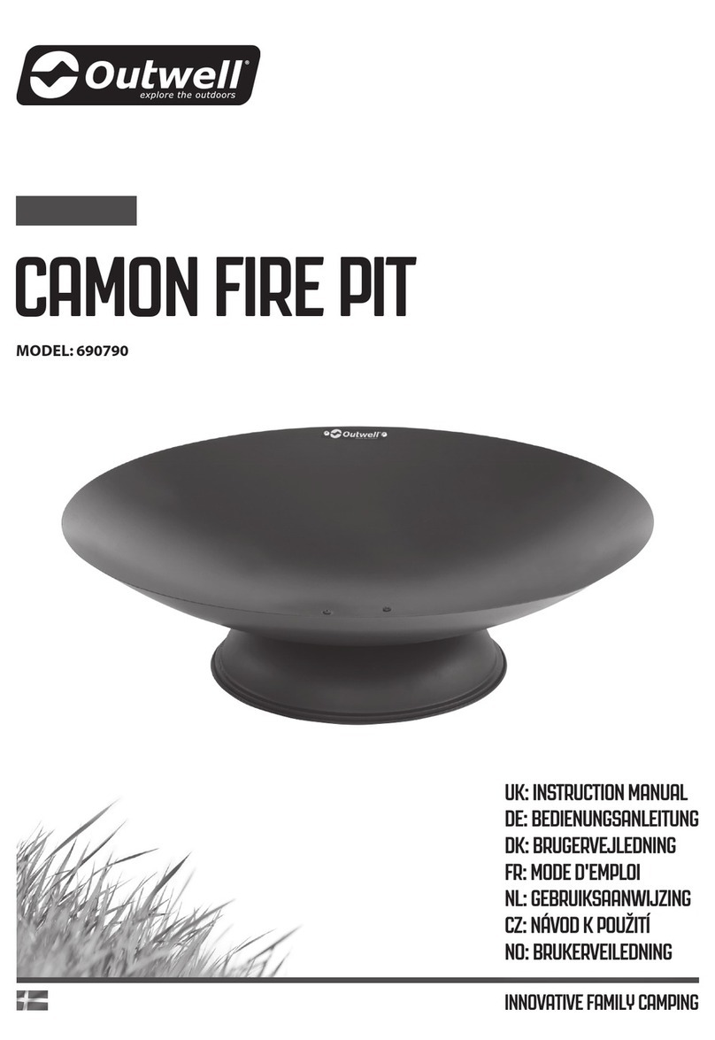 Outwell CAMON instruction manual Outwell CAMON instruction manual
