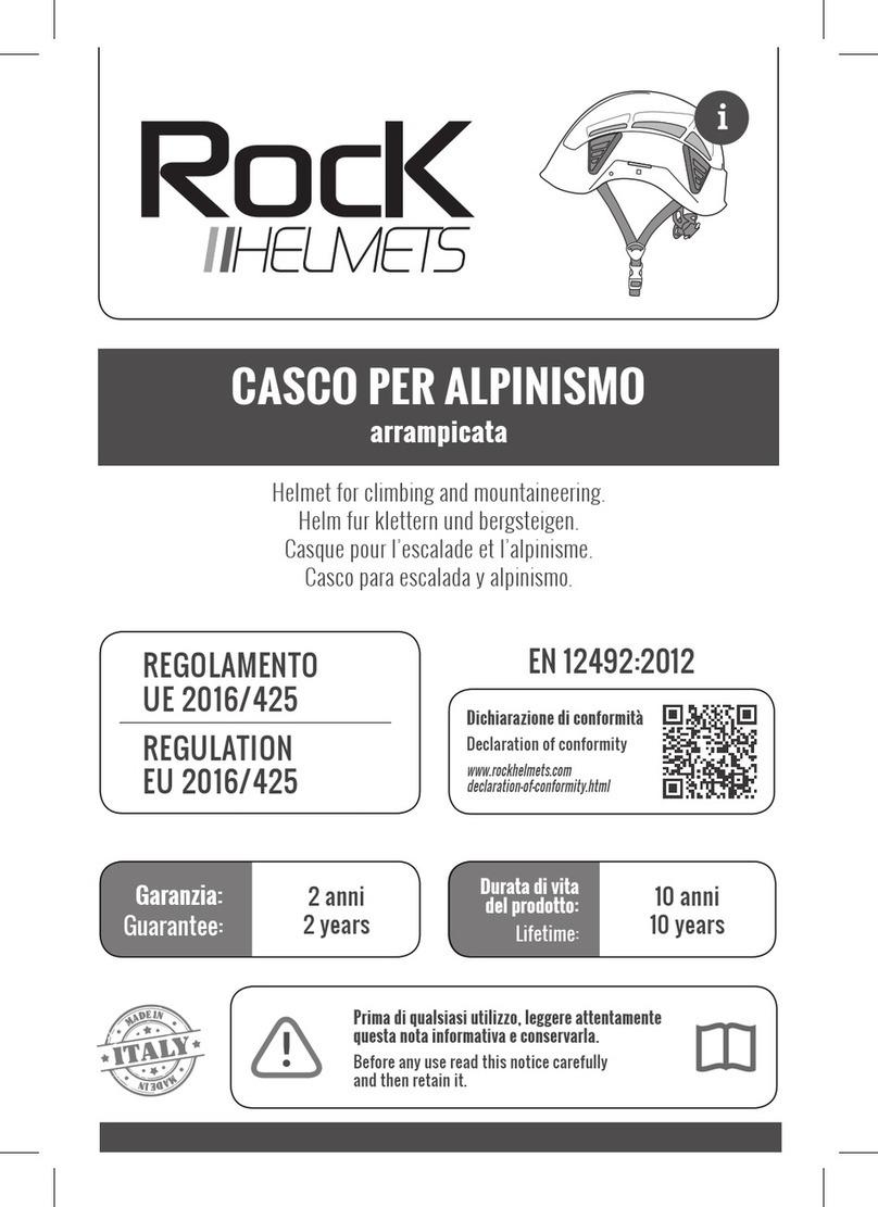 Rock Helmets ZEPHIR manual Rock Helmets ZEPHIR manual