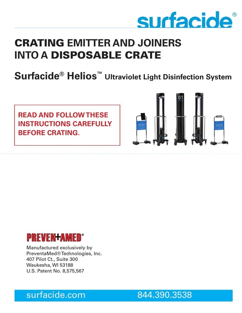 surfacide Helios instructions