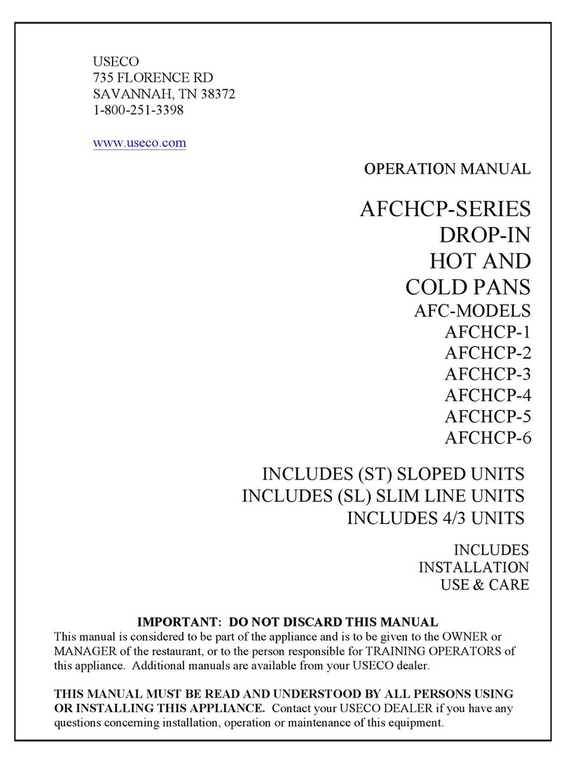 USECO AFCHCP Series Operation manual