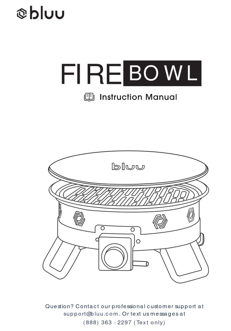 bluu FIRE BOWL instruction manual