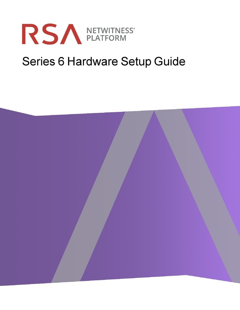 RSA NetWitness 6 Series Hardware setup guide