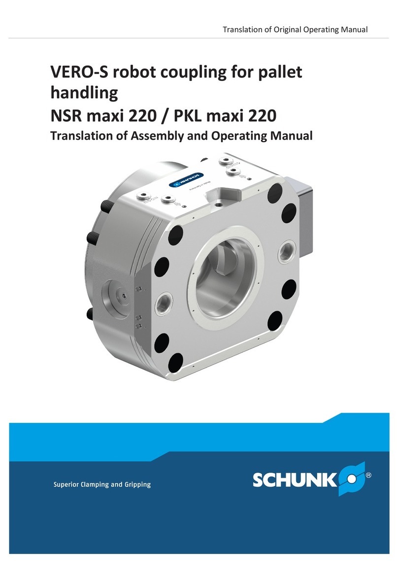 SCHUNK NSR maxi 220 User instructions SCHUNK NSR maxi 220 User instructions