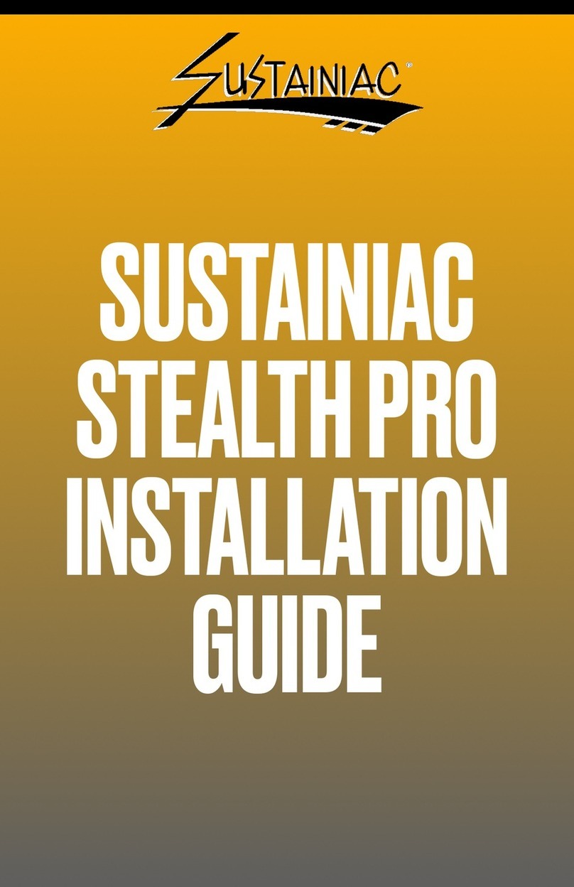 SUSTAINIAC STEALTH PRO installation guide