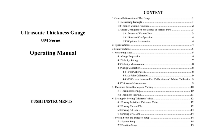 YUSHI UM Series User manual