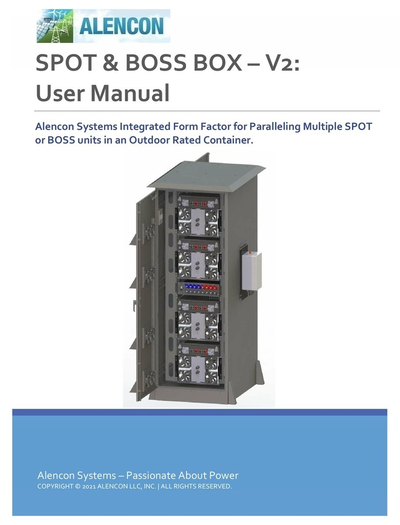 ALENCON SPOT BOX v2 User manual