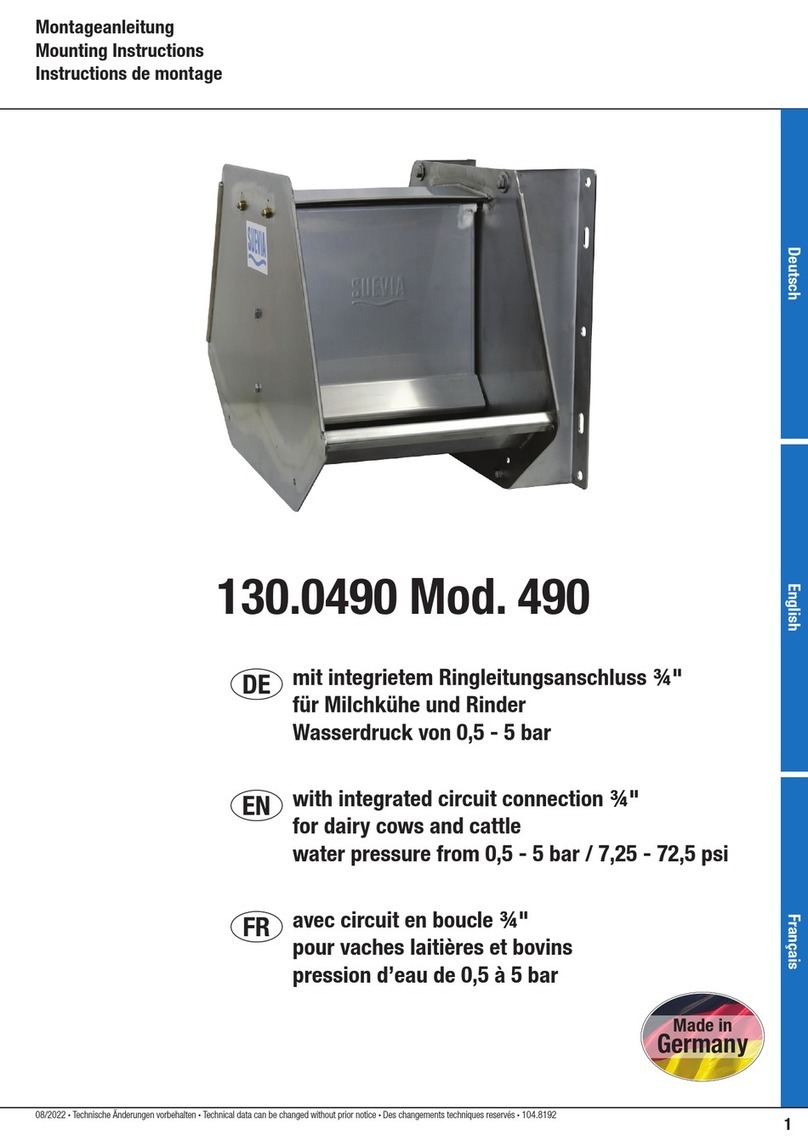 Suevia 490 Mounting instructions