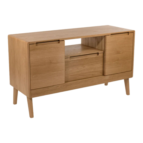 moss DESIGN Caisson Credenza User manual