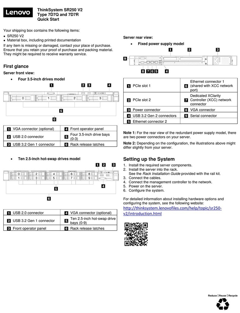 Lenovo ThinkSystem SR250 V2 User manual