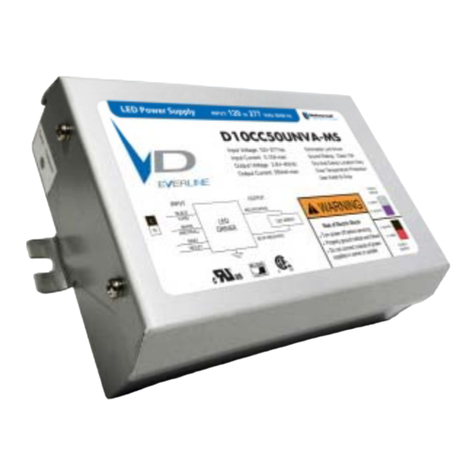 Universal Lighting Technologies EVERLINE D700C120UVT-V Series manual
