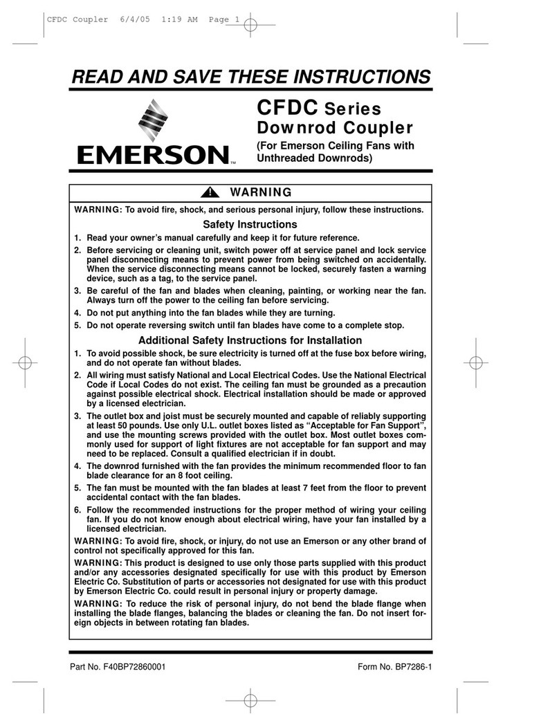 Emerson CFDC Series instructions