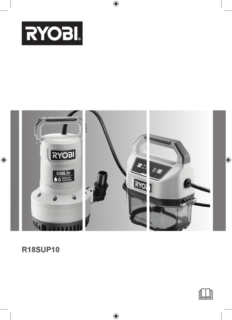 Ryobi ONE+ R18SUP10 manual
