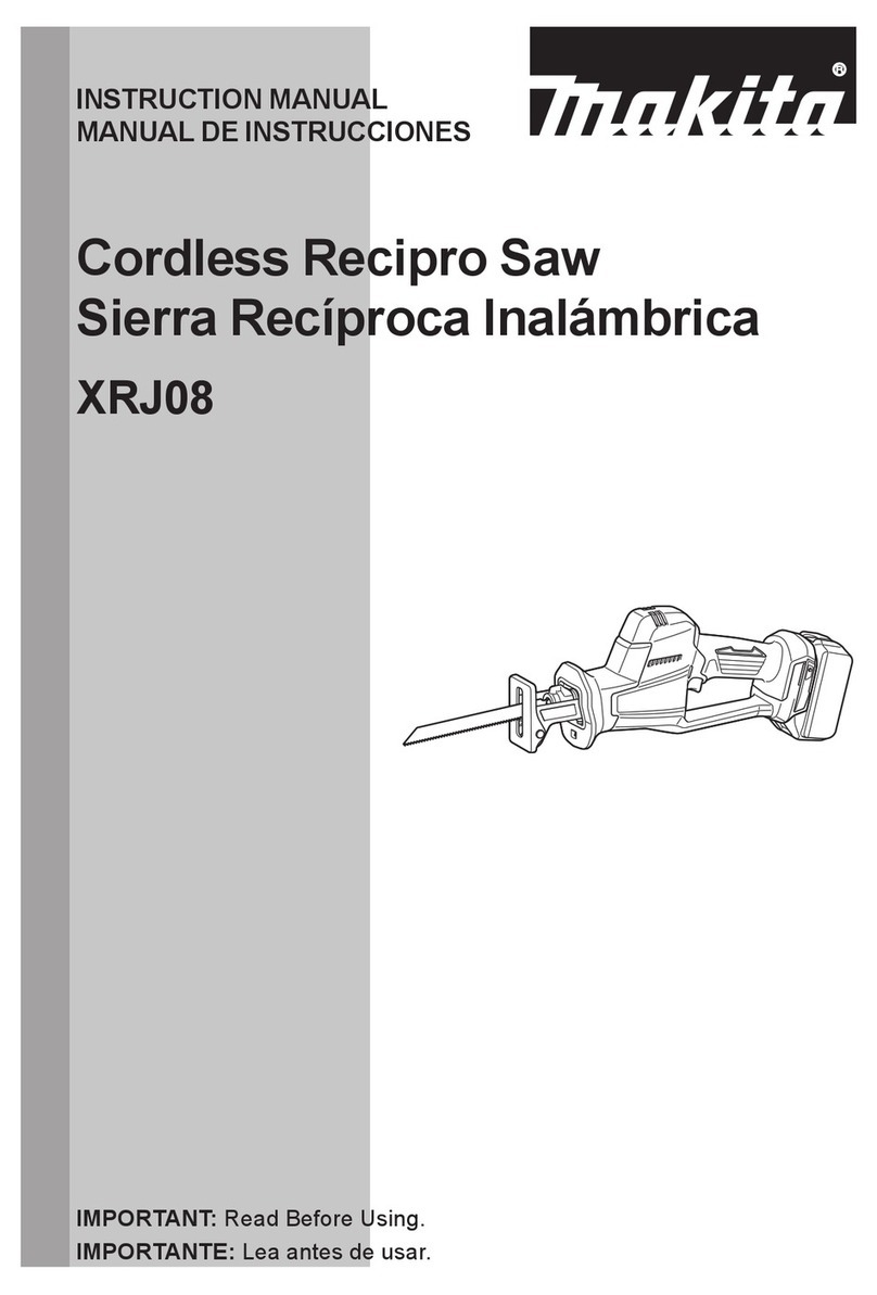 Makita XRJ08 instruction manual