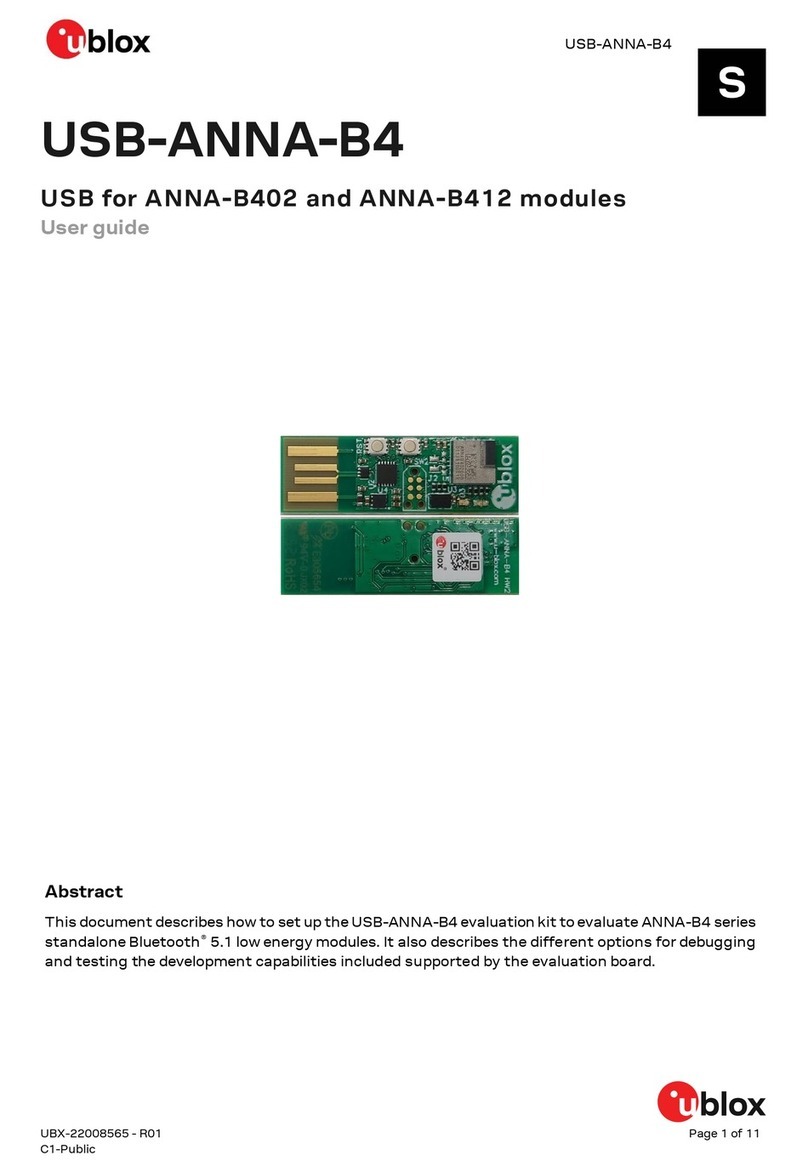 Ublox USB-ANNA-B4 User manual