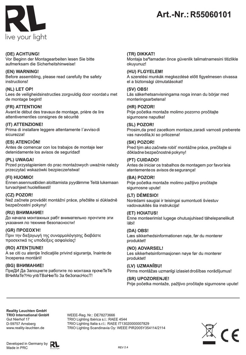 RL R55060101 User manual