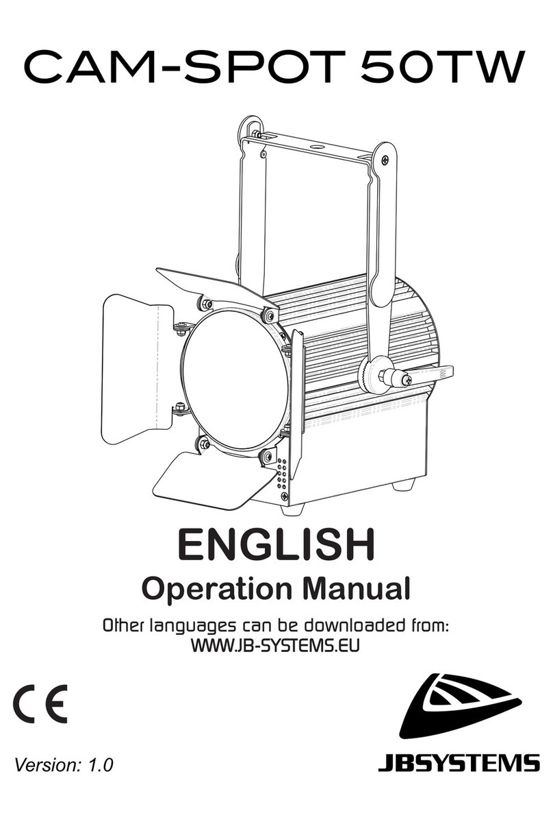 JB Systems CAM-SPOT 50TW User manual
