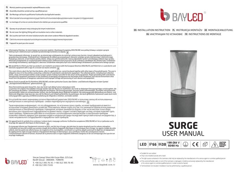 BAYLED SURGE User manual