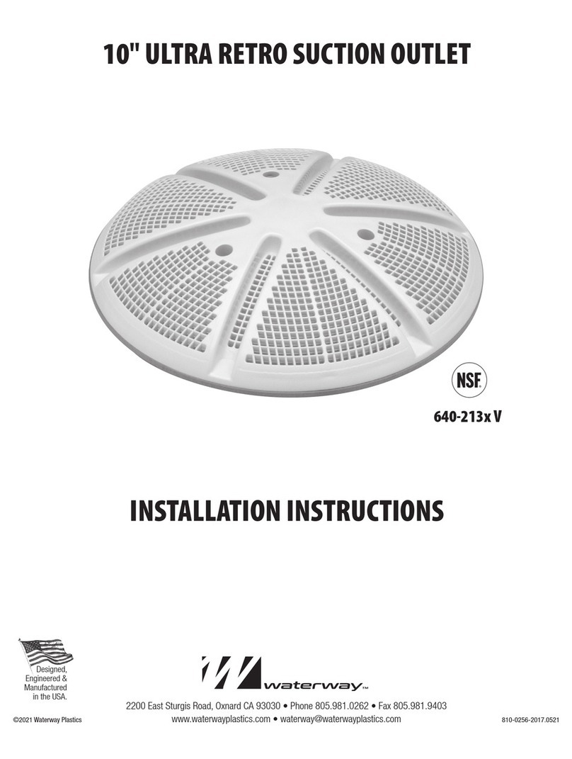 Waterway 640-213 V Series installation instructions