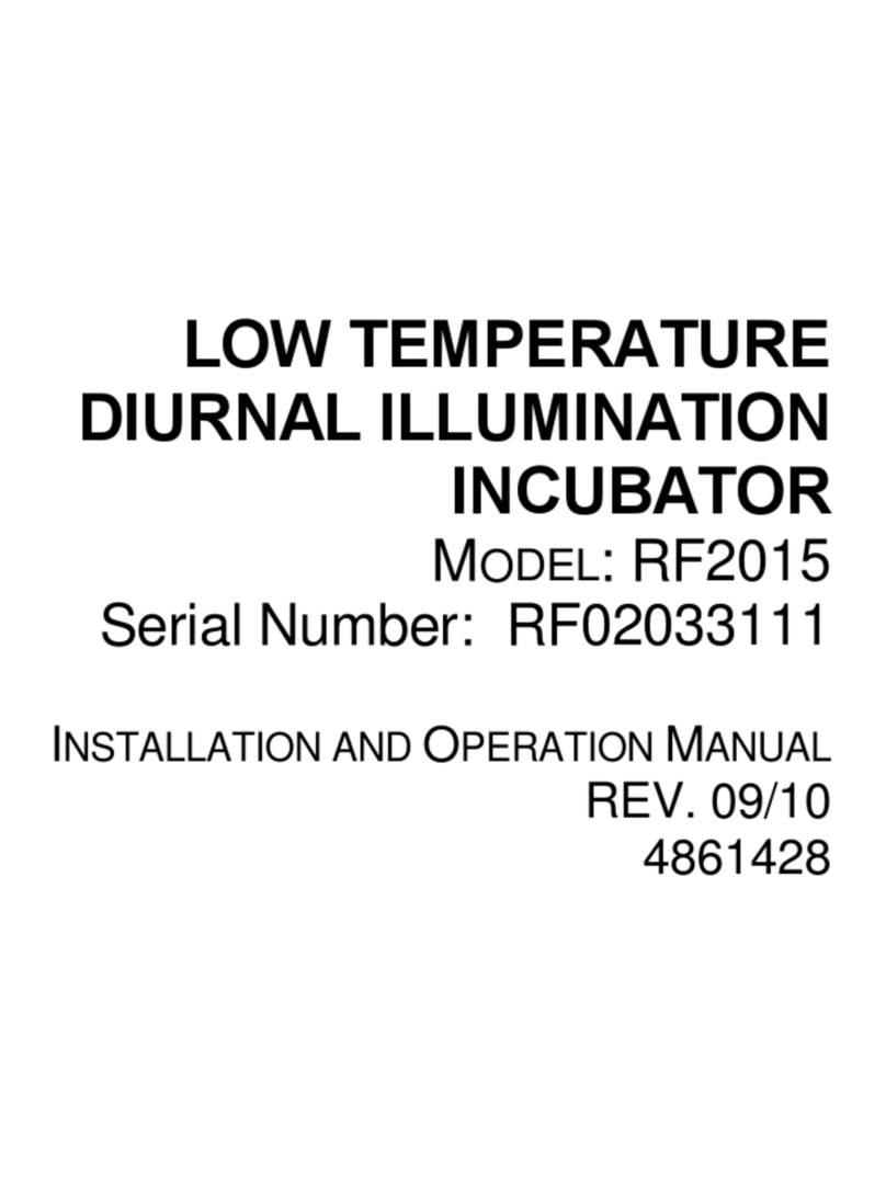 Sheldon RF2015 Installation and operation manual