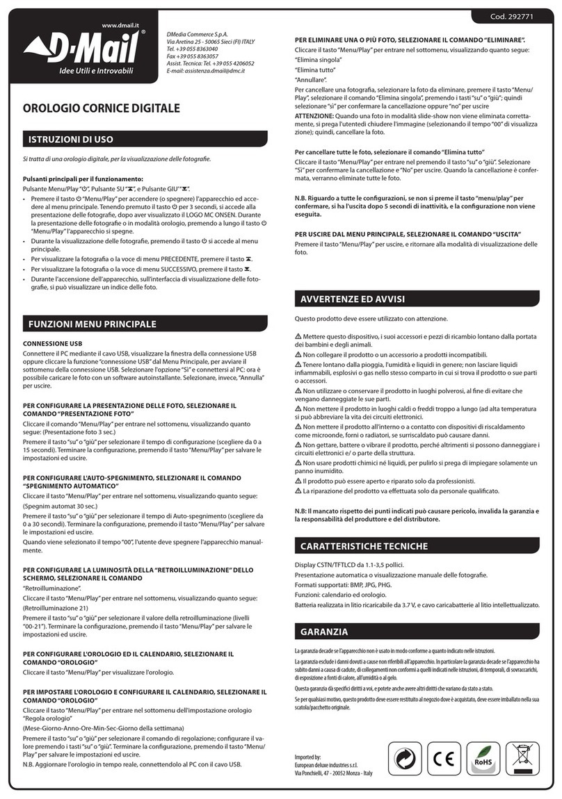 D-Mail 292771 user manual