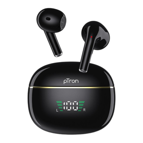 pTron Bassbuds Perl product manual