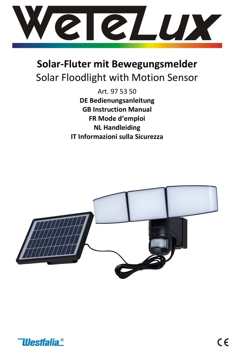 Wetelux 97 53 50 instruction manual Wetelux 97 53 50 instruction manual