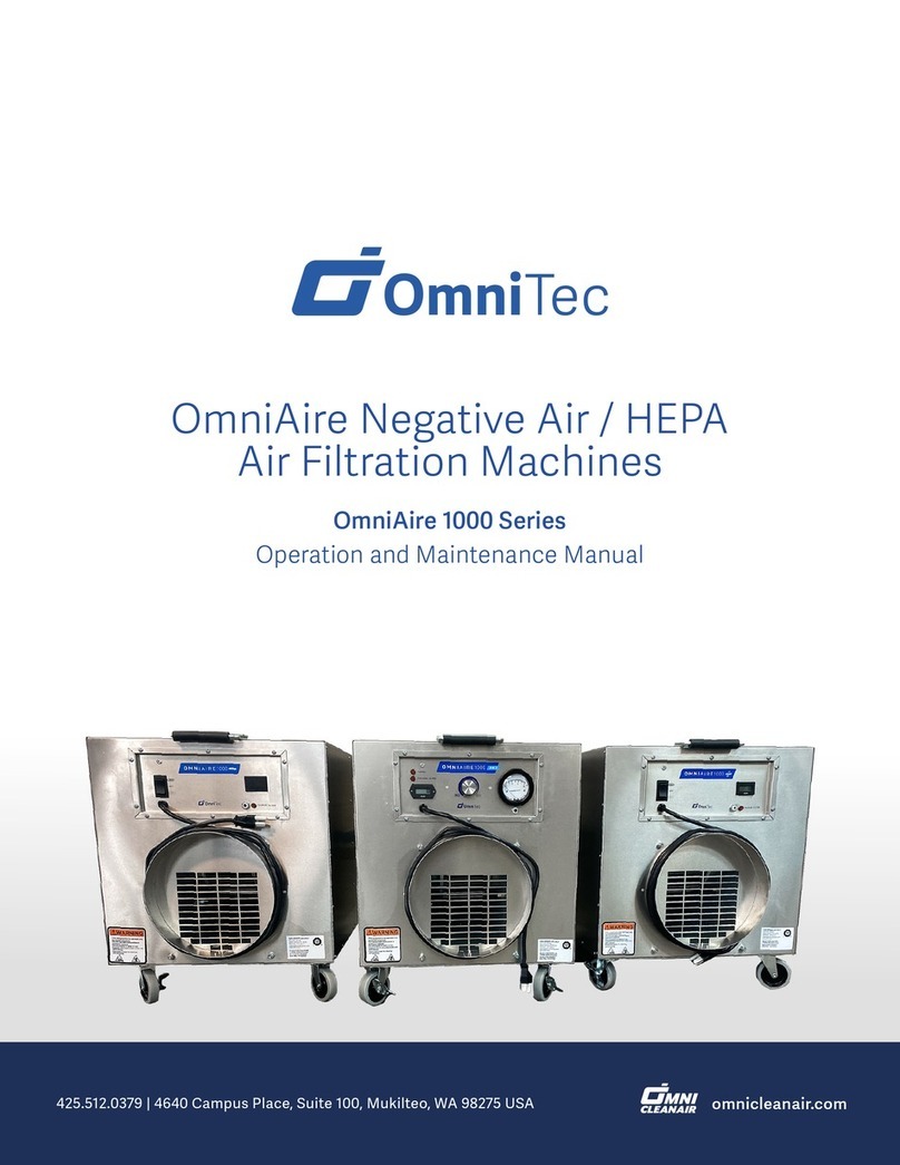 Omnitec OmniAire 1000 Series Operation and maintenance manual