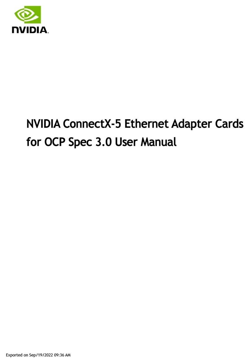 Nvidia Mellanox ConnectX-5 User manual