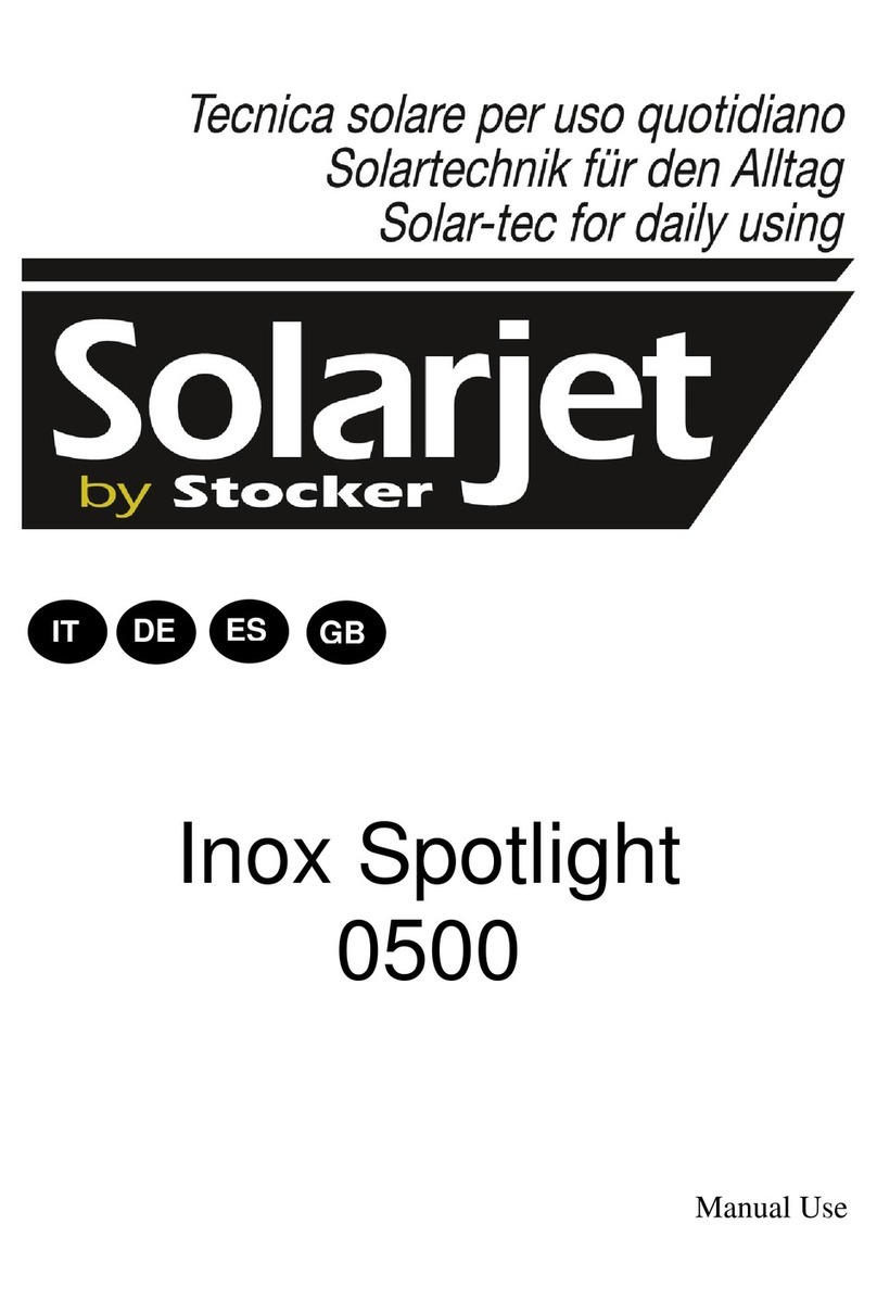 Stocker Solarjet 0500 instruction manual