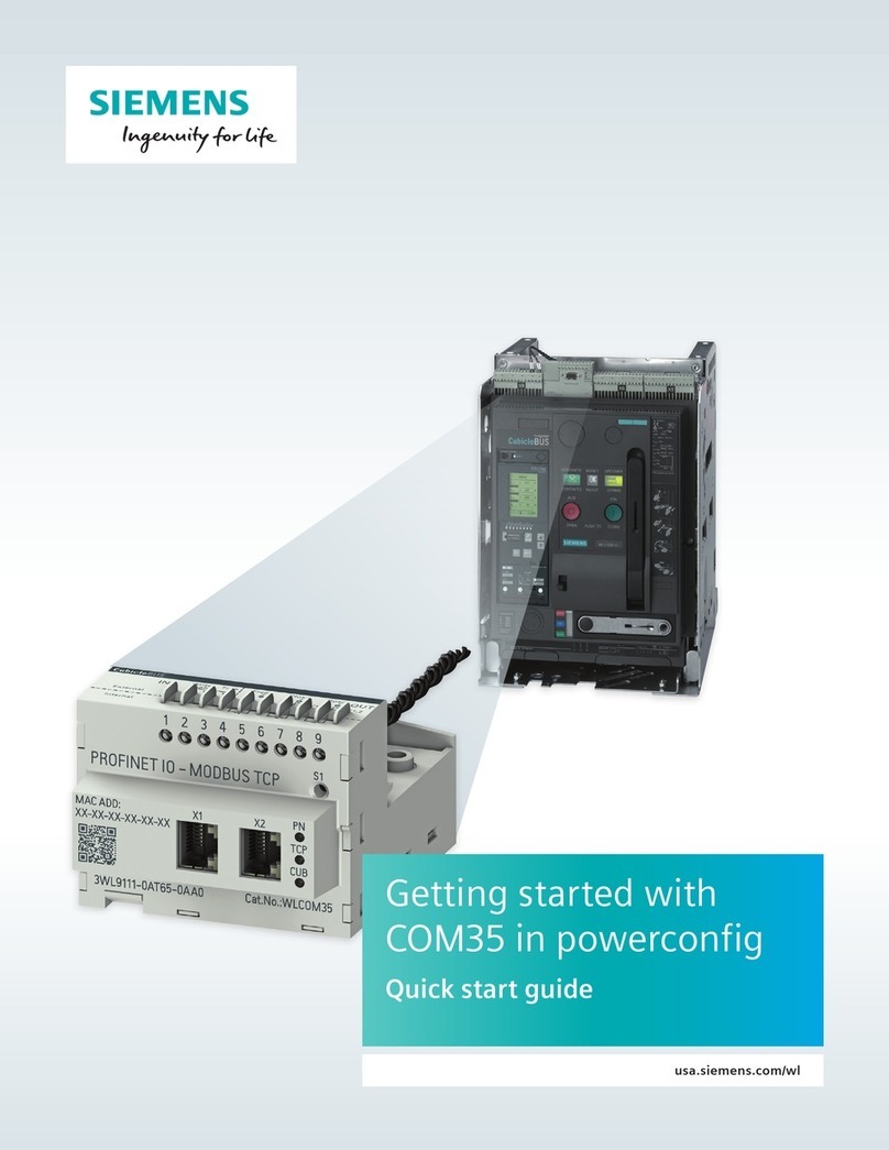 Siemens COM35 User manual