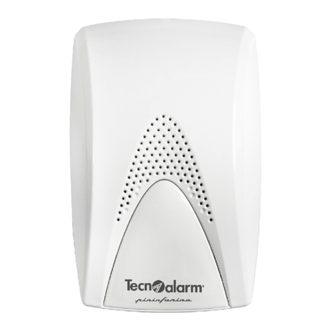 Tecnoalarm evolution EV SIREL BWL User manual Tecnoalarm evolution EV SIREL BWL User manual