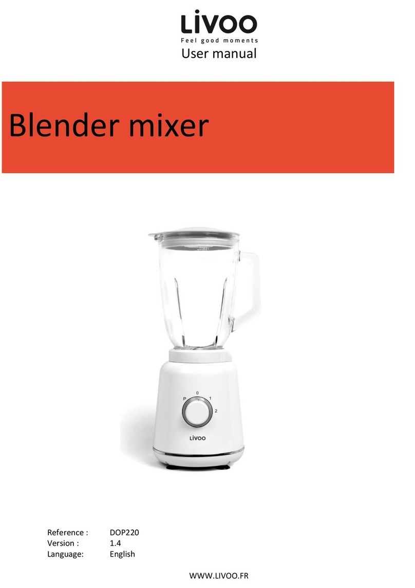 Livoo DOP220 user manual