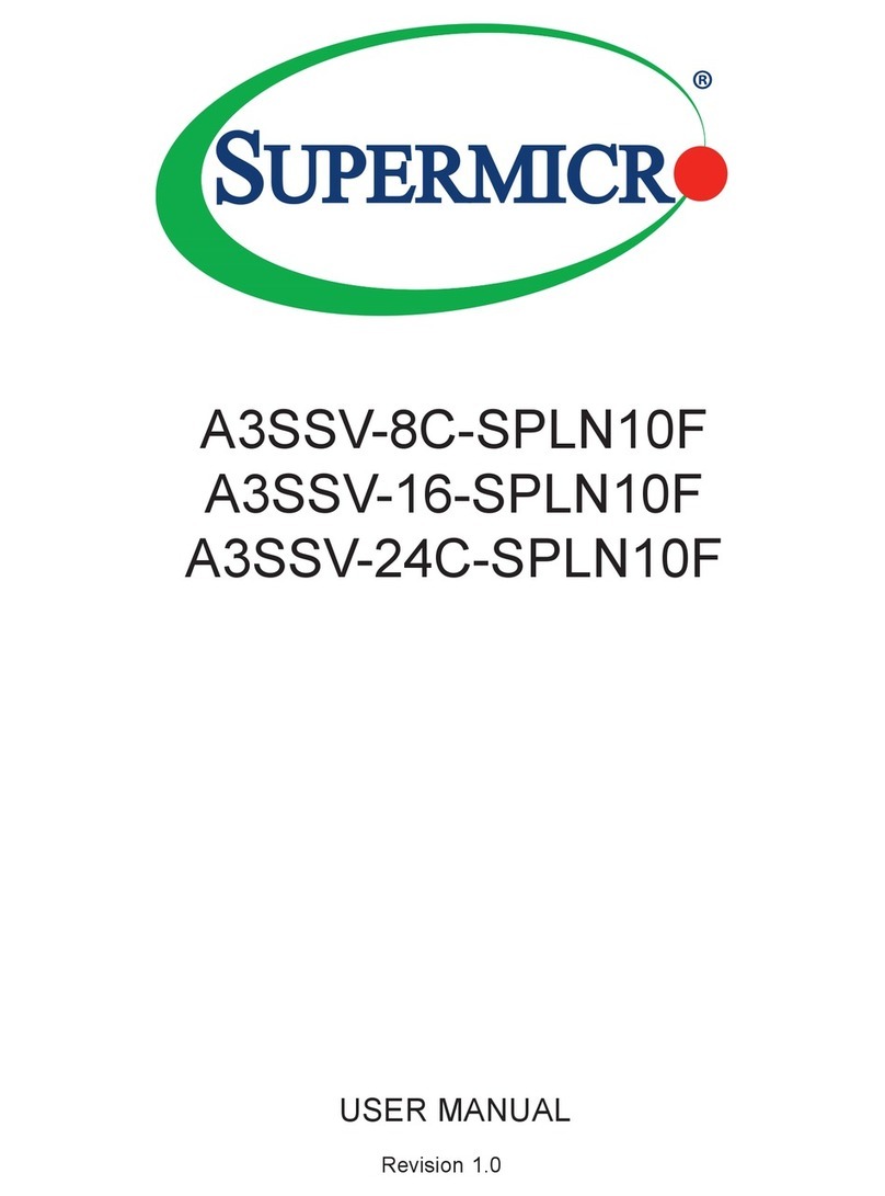 Supermicro A3SSV-8C-SPLN10F User manual