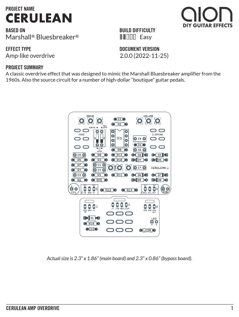 Aion Electronics CERULEAN User manual