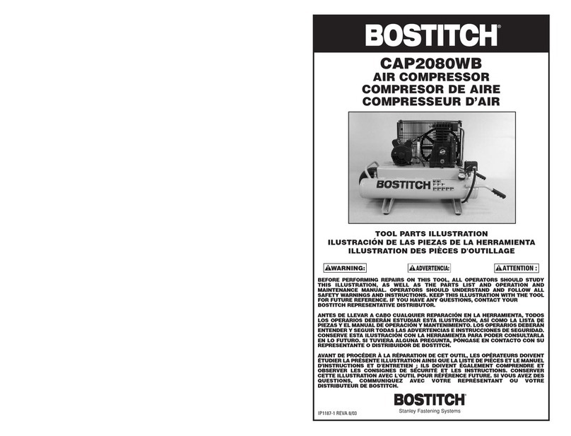 Bostitch CAP2080WB Assembly instructions Bostitch CAP2080WB Assembly instructions
