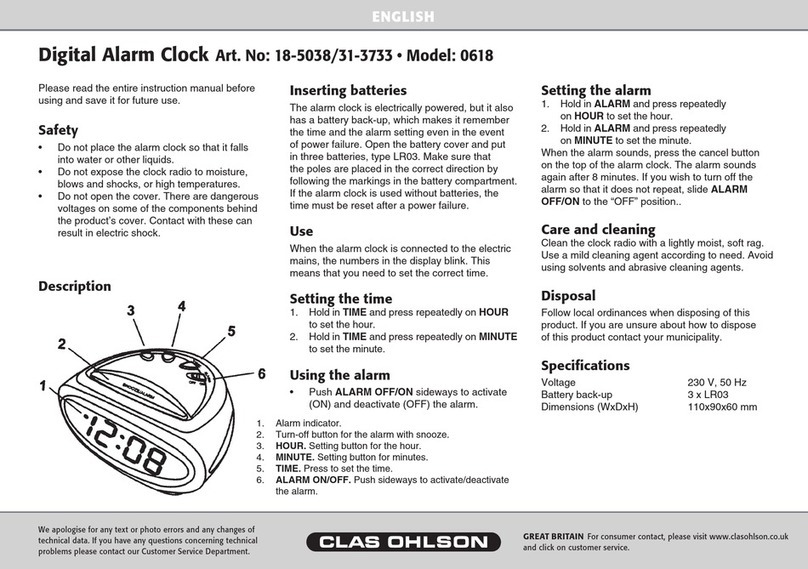 Clas Ohlson 0618 quick start guide