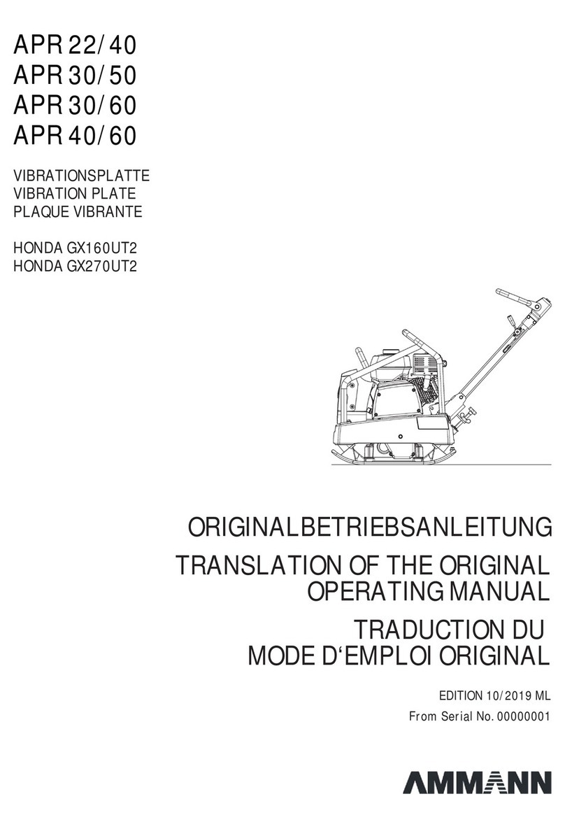 Ammann APR 22/40 Operational manual