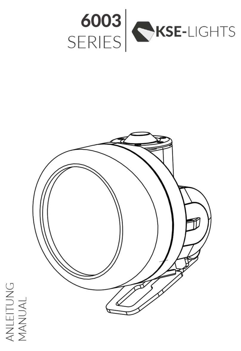 KSE-LIGHTS 6003 Series manual