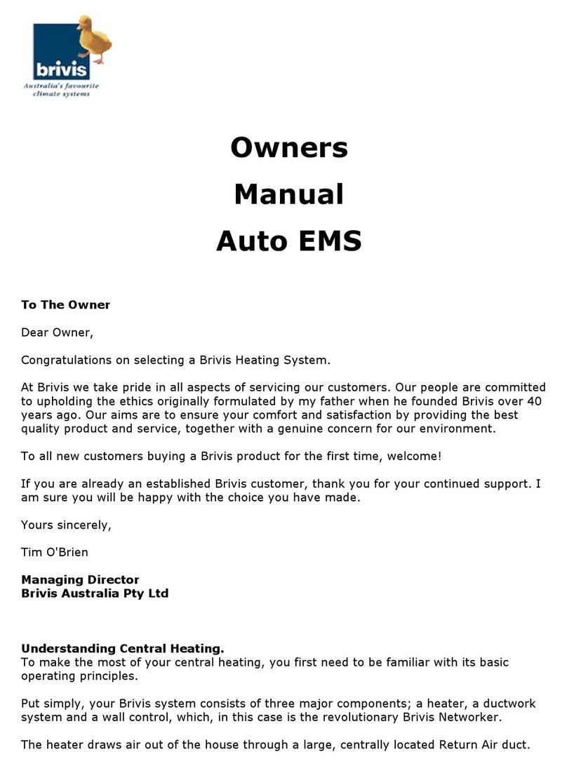 Brivis Auto EMS User manual