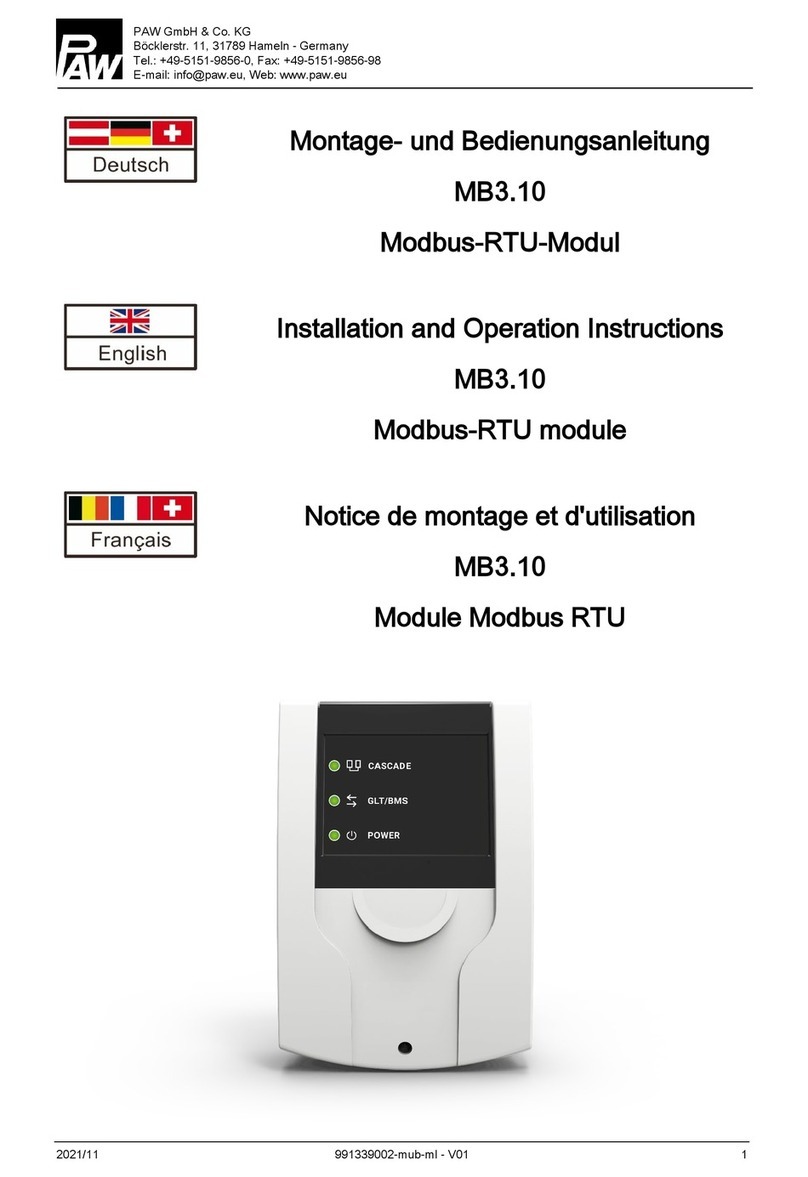 PAW MB3.10 Owner's manual