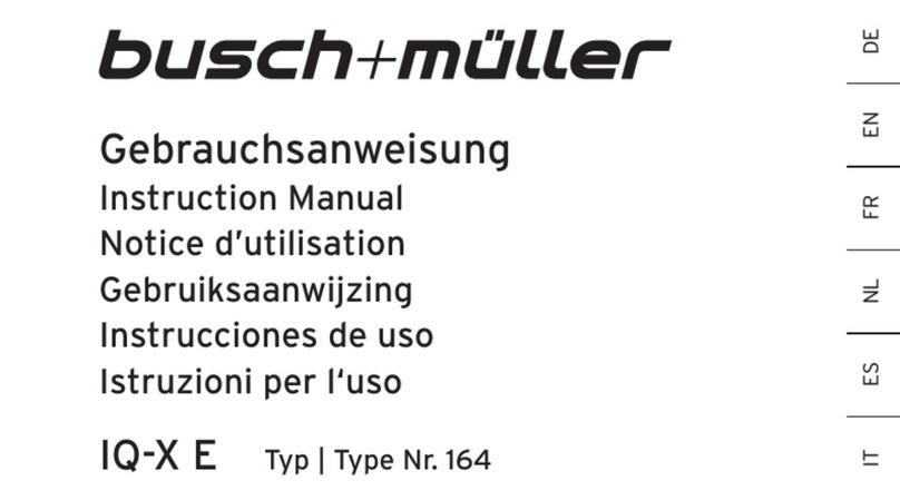 Busch+Müller IQ-X E instruction manual