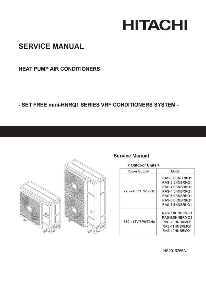Hitachi Set Free mini-HNRQ1 Series User manual