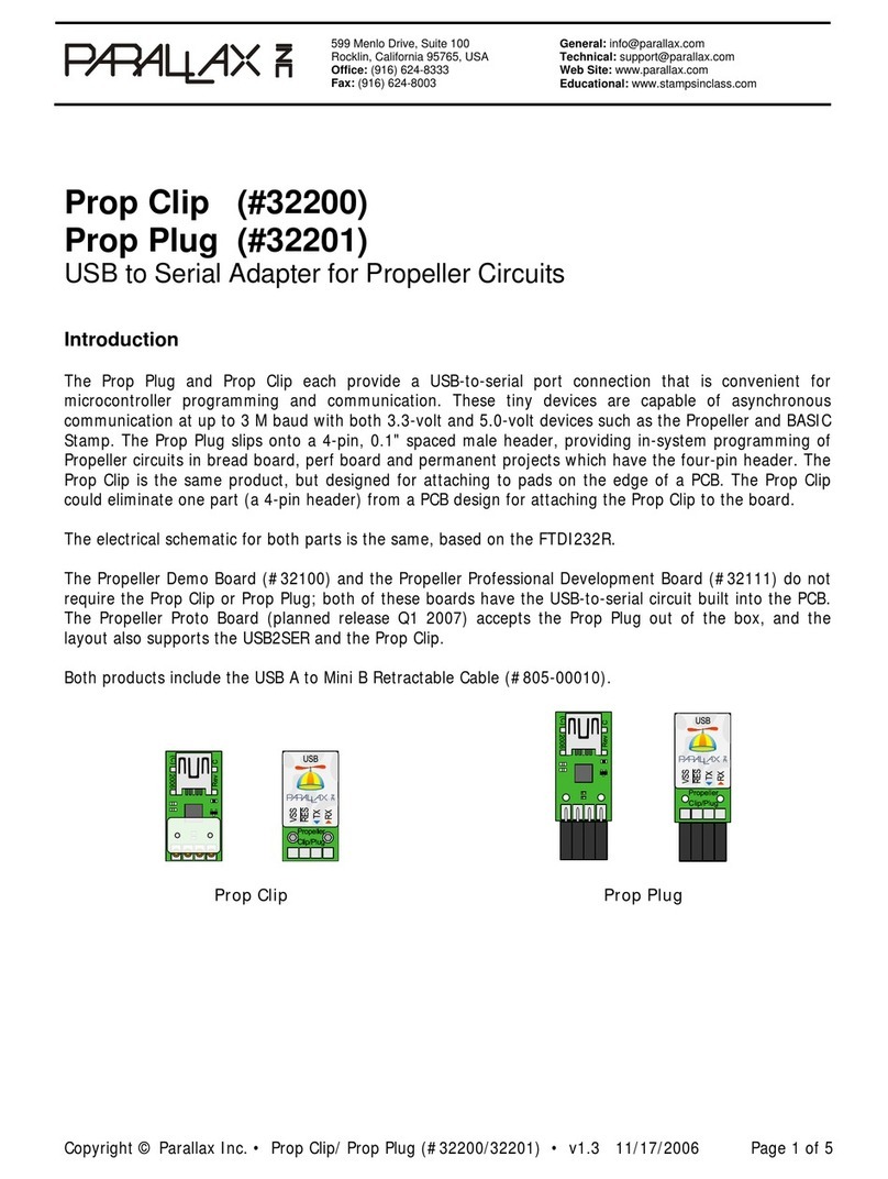 Parallax Prop Clip quick start guide