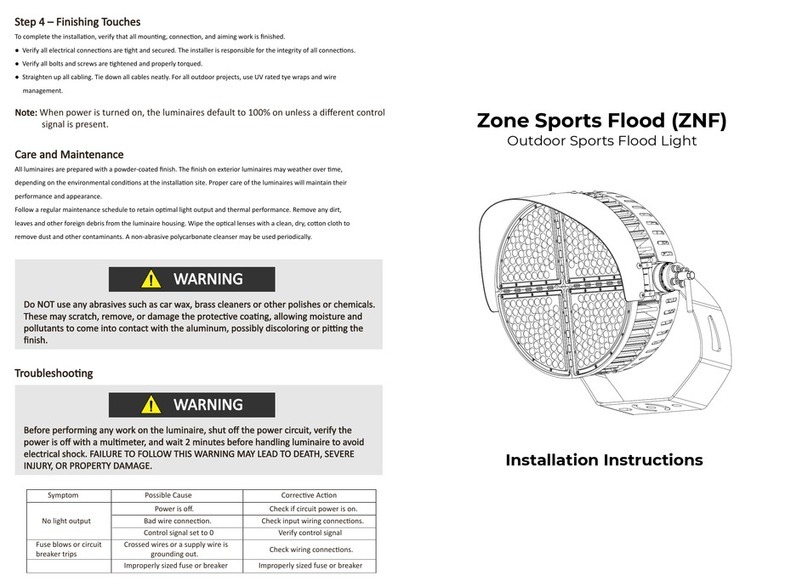 LSI Zone Sports Flood installation instructions
